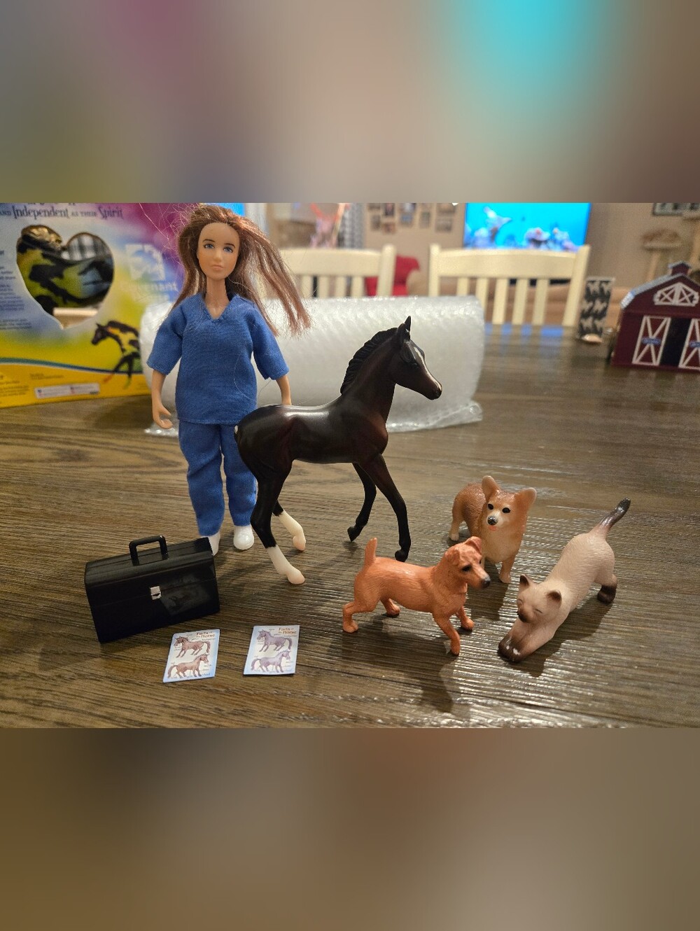 Breyer Vet Care Foal Set INCOMPLETE